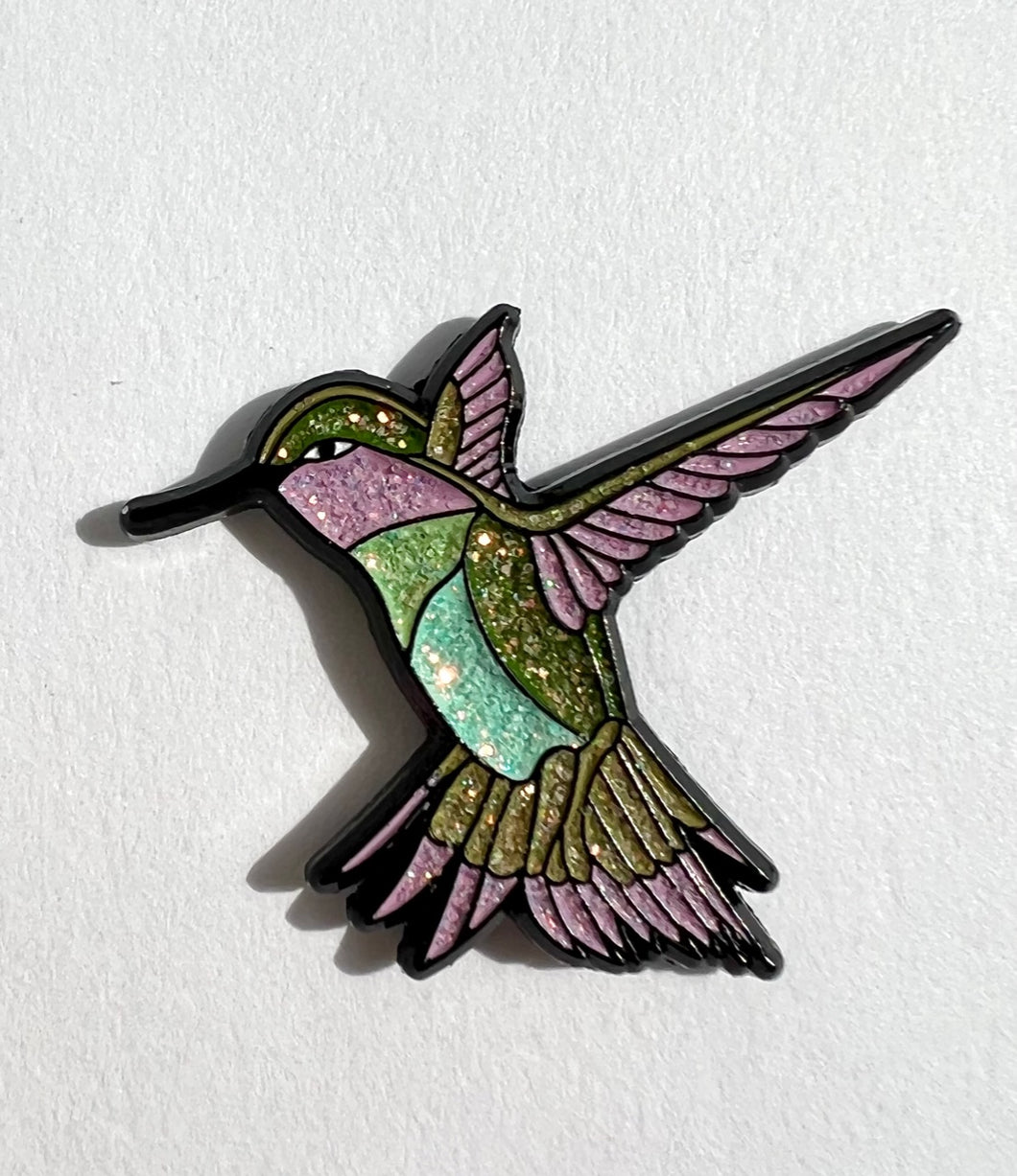 Eternal Spring Hummingbird Pin